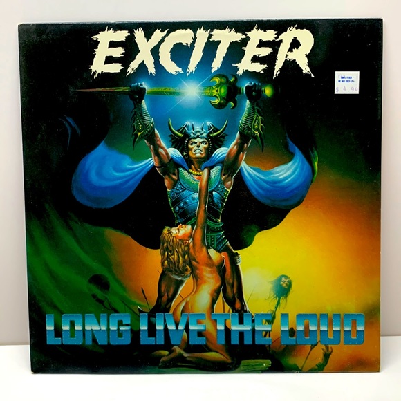Media Exciter Long Live The Loud Lp Vinyl 1985 With Insert Poshmark